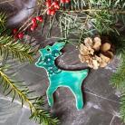 Ceramika i szkło ozdoba świąteczna,na choinkę,renifer