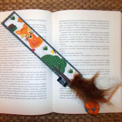 lis,lisek,zwierzę leśne,książka - Zakładki do książek - Akcesoria